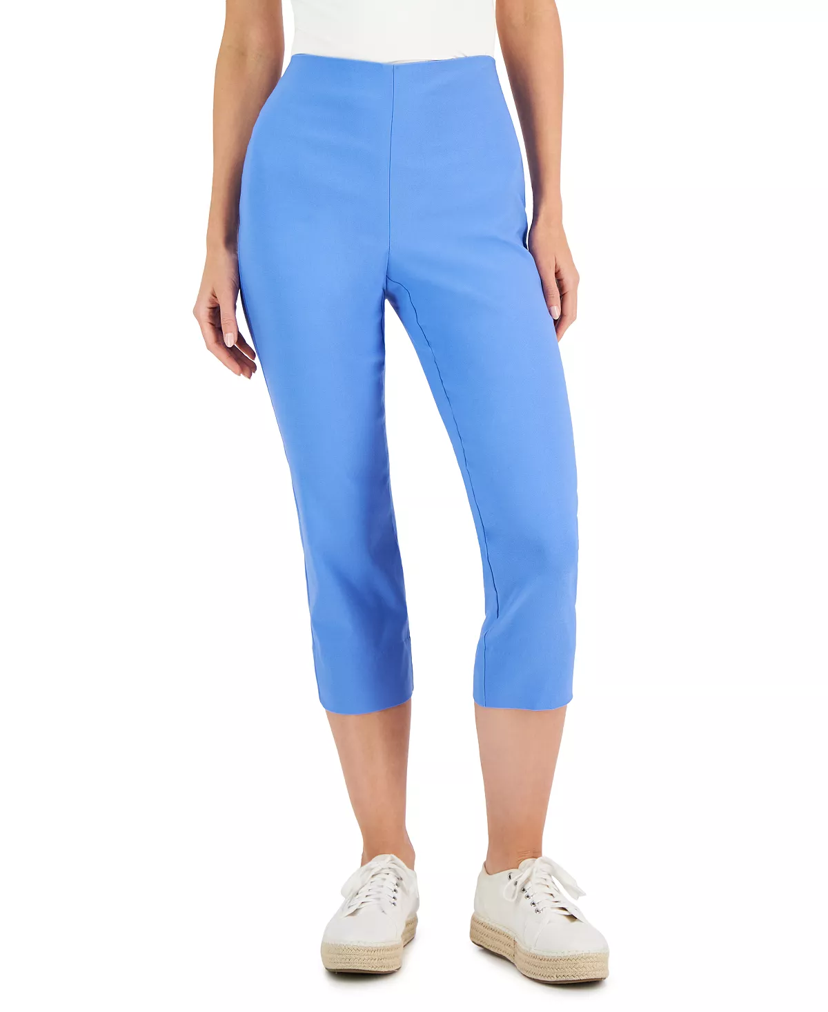 Charter Club Women's Chelsea Pull-On Tummy-Control Capris, Created For Macy's 9 Charter Club Women's Chelsea Pull-On Tummy-Control Capris, Created For Macy's - Image 9