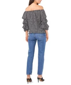 Vince Camuto Women's Off Shoulder Bubble Sleeve Top -CeCe cloth-shop 22942611 fpx