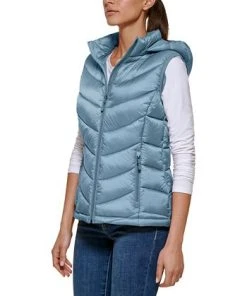 Charter Club Women's Packable Hooded Puffer Vest, Created For Macy's -CeCe cloth-shop 22946562 fpx