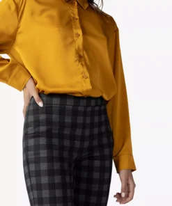 Sanctuary Women's Oversized Satin Button-Up Shirt 8 Sanctuary Women's Oversized Satin Button-Up Shirt -CeCe cloth-shop 22978940 fpx