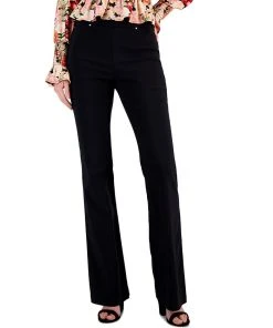 INC International Concepts Women's High-Rise Pull-On Flare-Leg Pants, Created For Macy's