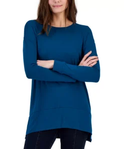 INC International Concepts Women's Side-Vent Tunic, Created For Macy's -CeCe cloth-shop 22986973 fpx