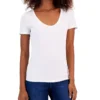 INC International Concepts Women's Scoop-Neck T-Shirt, Created For Macy's