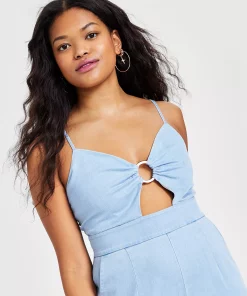 Bar III Women's Sleeveless Wide-Leg Jumpsuit, Created For Macy's -CeCe cloth-shop 22997818 fpx