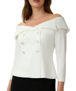Adrianna Papell Women's Off-The-Shoulder Top