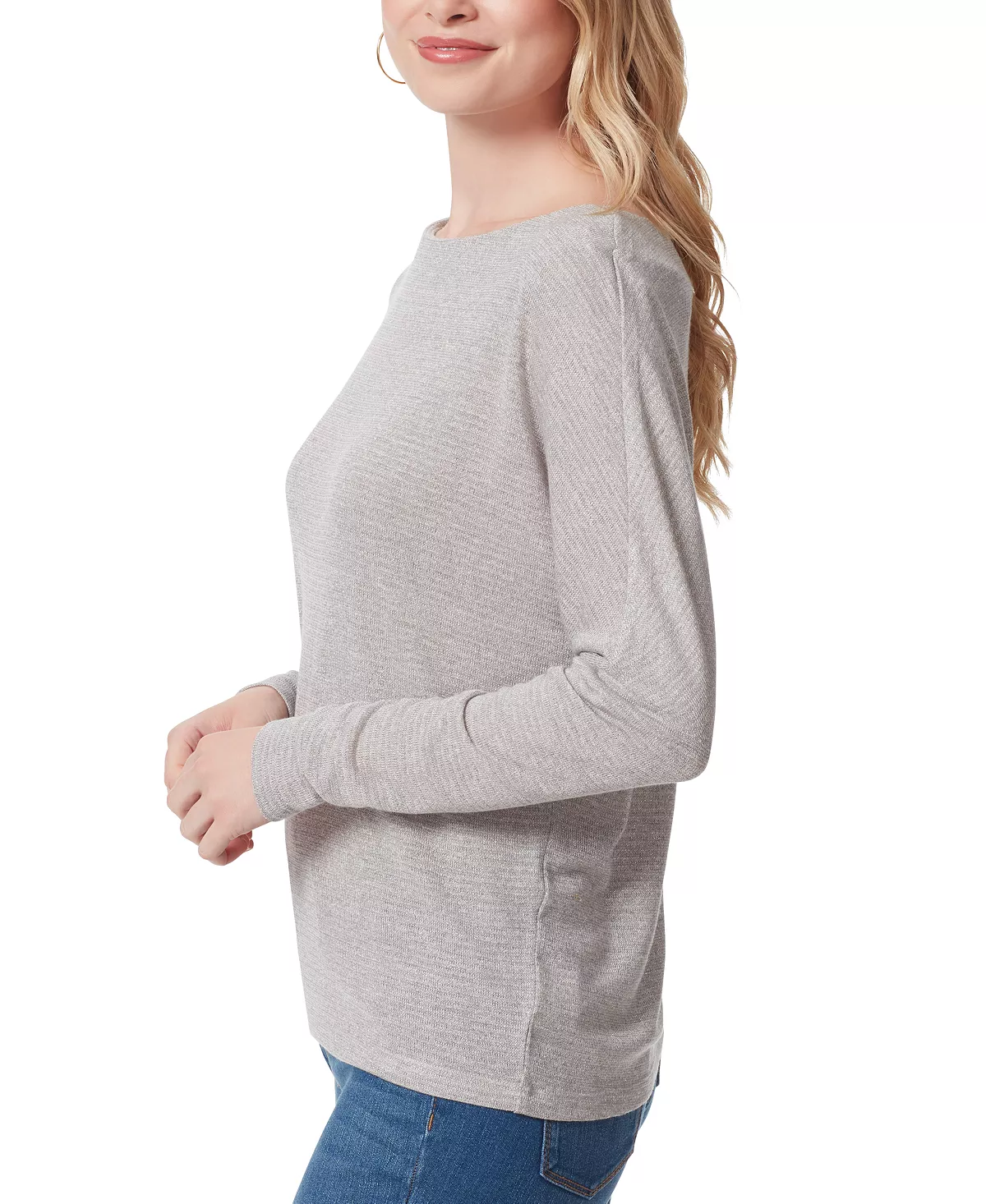 Jessica Simpson Women's Giana Long-Sleeve Boatneck Top 3 Jessica Simpson Women's Giana Long-Sleeve Boatneck Top - Image 3