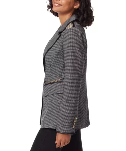 Sam Edelman Women's Margot Embellished Blazer 6 Sam Edelman Women's Margot Embellished Blazer -CeCe cloth-shop 23034351 fpx