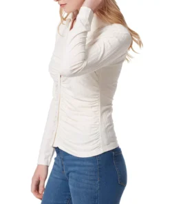 Jessica Simpson Women's Wren Collared Button-Up Top 10 Jessica Simpson Women's Wren Collared Button-Up Top -CeCe cloth-shop 23046779 fpx