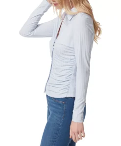 Jessica Simpson Women's Wren Collared Button-Up Top 14 Jessica Simpson Women's Wren Collared Button-Up Top -CeCe cloth-shop 23046885 fpx