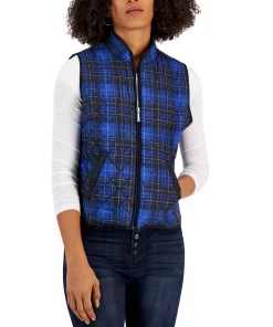 Karen Scott Women's Good Morning Sleeveless Puffer Vest, Created For Macy's -CeCe cloth-shop 23137071 fpx