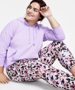 ID Ideology Plus Size Cheetah Splash 7/8 Leggings, Created For Macy's -CeCe cloth-shop 23157004 fpx