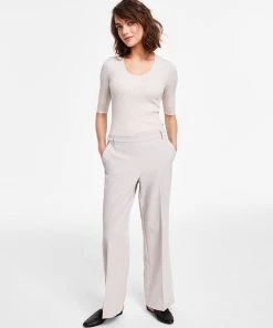 Alfani Women's Pull-On Wide-Leg Pants, Created For Macy's