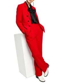 Bar III Women's Textured Crepe Wide-Leg Pants, Created For Macy's -CeCe cloth-shop 23186953 fpx