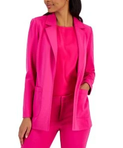 Anne Klein Women's Compression Notch-Collar Blazer