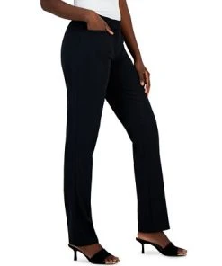 Alfani Women's Essential Mid-Rise Straight-Leg Pants, Created For Macy's 7 Alfani Women's Essential Mid-Rise Straight-Leg Pants, Created For Macy's -CeCe cloth-shop 23214345 fpx