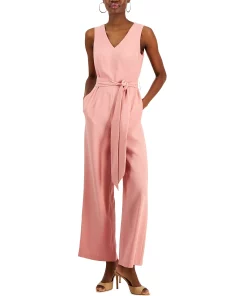 INC International Concepts Women's Sleeveless V-Neck Jumpsuit, Created For Macy's 7 INC International Concepts Women's Sleeveless V-Neck Jumpsuit, Created For Macy's -CeCe cloth-shop 23219856 fpx