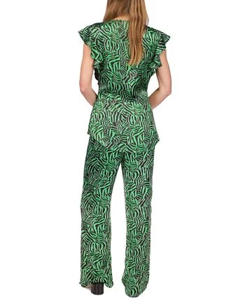 Michael Kors Women's Zebra-Print High-Slit Pants 2 Michael Kors Women's Zebra-Print High-Slit Pants - Image 2