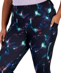 ID Ideology Plus Size Celestial Sky Printed 7/8 Leggings, Created For Macy's -CeCe cloth-shop 23272724 fpx