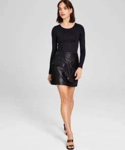 And Now This Women's Double-Layered Crewneck Bodysuit