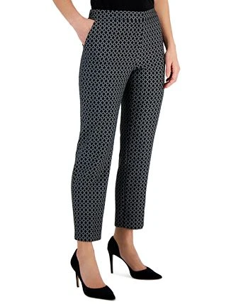 Kasper Women's Printed Ankle Pants 2 Kasper Women's Printed Ankle Pants - Image 2