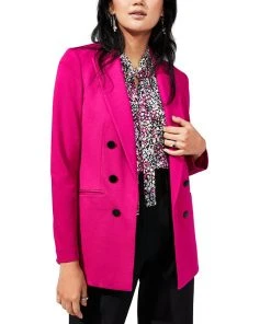 Bar III Women's Compression Boyfriend Long-Sleeve Blazer -CeCe cloth-shop 23338744 fpx