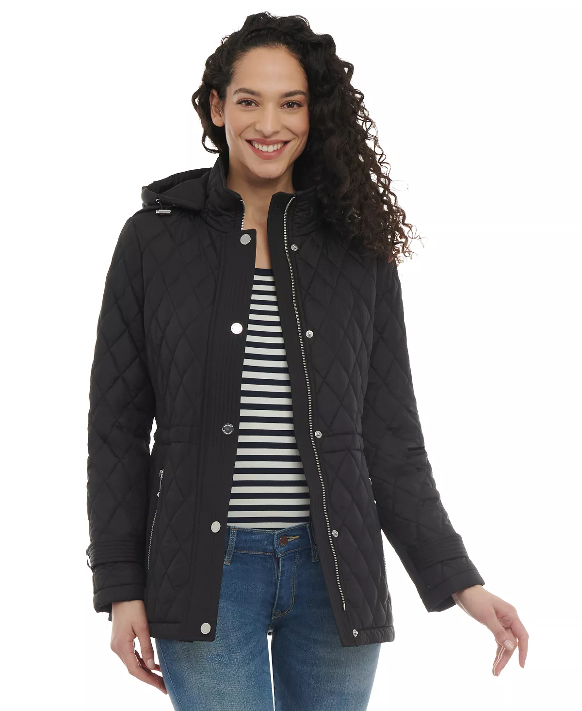 Michael Kors Women's Quilted Hooded Anorak Coat 6 Michael Kors Women's Quilted Hooded Anorak Coat - Image 6