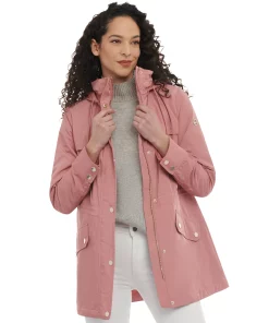 Michael Kors Women's Petite Hooded Anorak Coat -CeCe cloth-shop 23350746 fpx