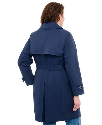 Michael Kors Women's Plus Size Single-Breasted Trench Coat 2 Michael Kors Women's Plus Size Single-Breasted Trench Coat - Image 2