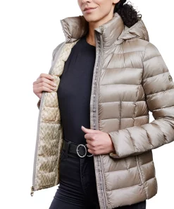 Michael Kors Women's Hooded Packable Down Shine Puffer Coat, Created For Macy's -CeCe cloth-shop 23350851 fpx