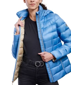 Michael Kors Women's Hooded Packable Down Shine Puffer Coat, Created For Macy's -CeCe cloth-shop 23350861 fpx