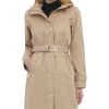 Michael Kors Women's Belted Hooded Trench Coat