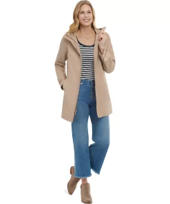 Michael Kors Women's Hooded A-Line Coat 11 Michael Kors Women's Hooded A-Line Coat -CeCe cloth-shop 23350886 fpx