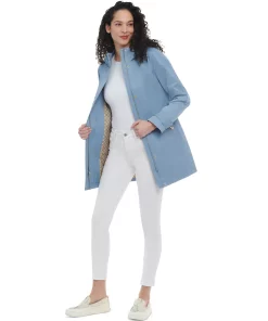 Michael Kors Women's Hooded A-Line Coat 9 Michael Kors Women's Hooded A-Line Coat -CeCe cloth-shop 23350891 fpx