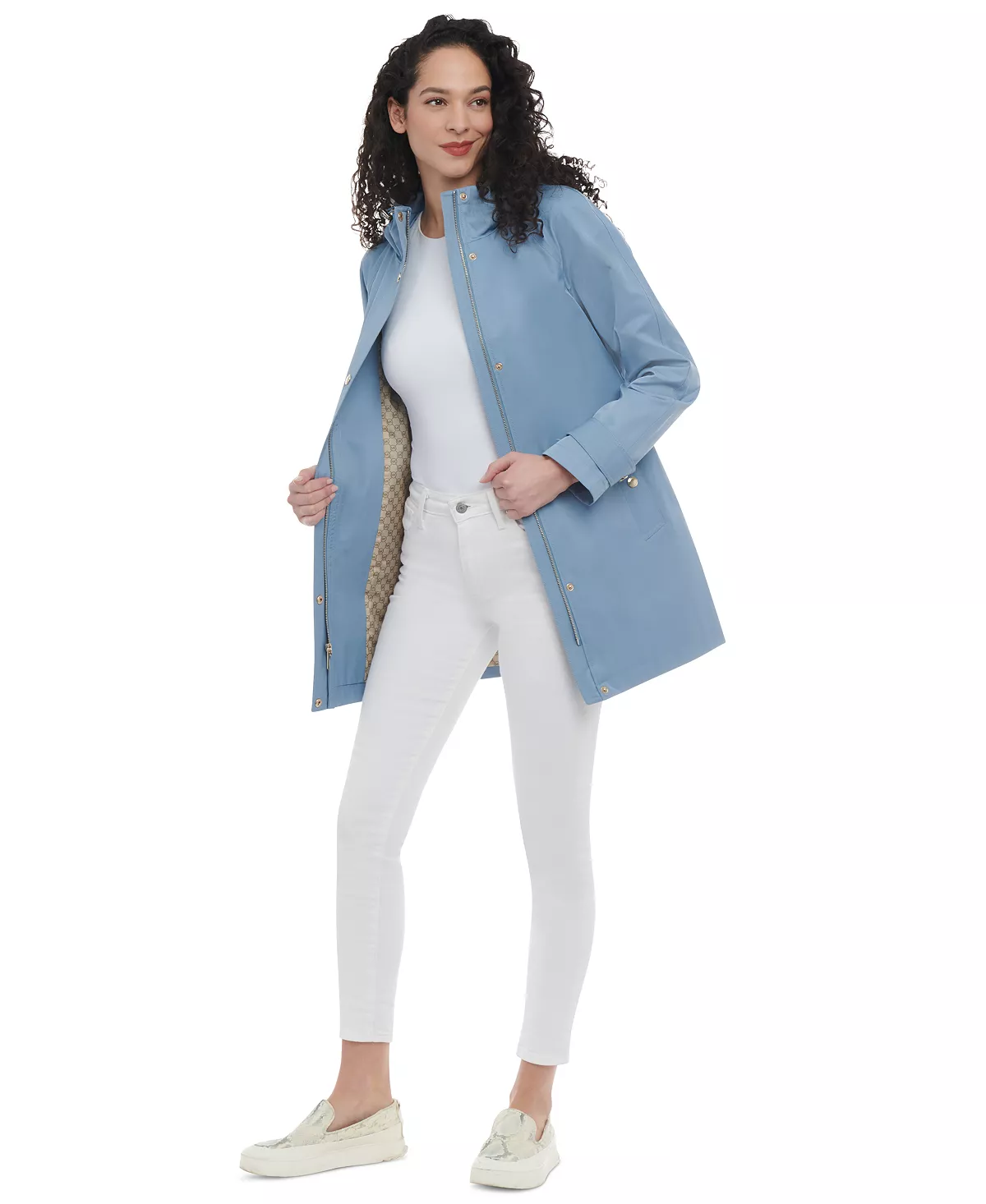 Michael Kors Women's Hooded A-Line Coat 3 Michael Kors Women's Hooded A-Line Coat - Image 3