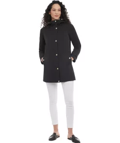 Michael Kors Women's Hooded A-Line Coat 10 Michael Kors Women's Hooded A-Line Coat -CeCe cloth-shop 23350901 fpx