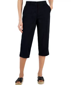 Karen Scott Women's Comfort Waist Capri Pants, Created For Macy's -CeCe cloth-shop 23367667 fpx
