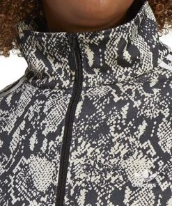 ADIDAS Plus Size Python Zipper-Front Track Jacket -CeCe cloth-shop 23441083 fpx