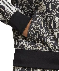 ADIDAS Plus Size Python Zipper-Front Track Jacket -CeCe cloth-shop 23441084 fpx