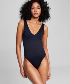 And Now This Women's Double-Layer V-Neck Bodysuit