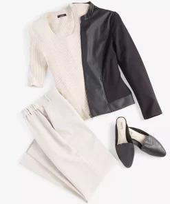 Alfani Faux Leather Trim Jacket, Created For Macy's -CeCe cloth-shop 23489025 fpx 1