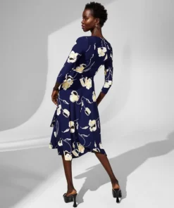 Kasper Women's Floral-Print Midi Fit & Flare Dress -CeCe cloth-shop 23502200 fpx