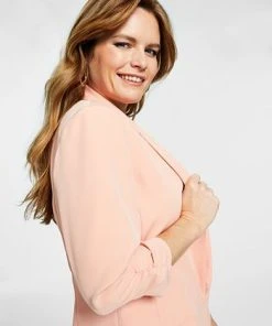 INC International Concepts Women's Menswear Blazer, Created For Macy's -CeCe cloth-shop 23503888 fpx