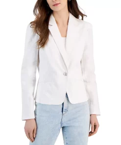 INC International Concepts Women's Puff-Sleeve Blazer, Created For Macy's -CeCe cloth-shop 23533293 fpx