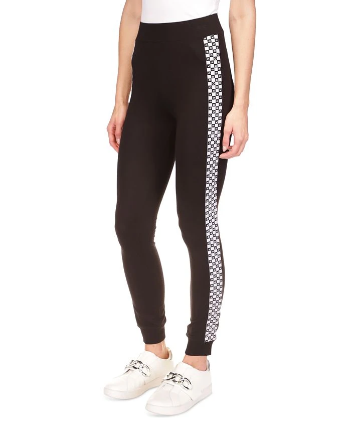 Michael Kors Women's Checkered Tape Jogger 1 Michael Kors Women's Checkered Tape Jogger