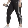 ADIDAS Plus Size Train Essentials 3-Stripes High-Waisted 7/8 Leggings
