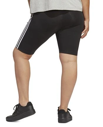 ADIDAS Plus Size Essentials 3-Stripes Bike Shorts 2 ADIDAS Plus Size Essentials 3-Stripes Bike Shorts - Image 2
