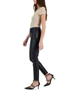 INC International Concepts Women's Faux-Leather Skinny Pants, Created For Macy's -CeCe cloth-shop 23541209 fpx