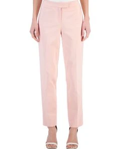 Anne Klein Women's Bowie Double-Weave Straight-Leg Pants