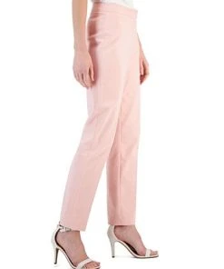 Anne Klein Women's Bowie Double-Weave Straight-Leg Pants -CeCe cloth-shop 23542341 fpx