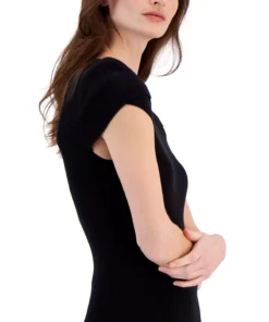 Anne Klein Women's Tulip-Sleeve Crewneck Sweater -CeCe cloth-shop 23542477 fpx